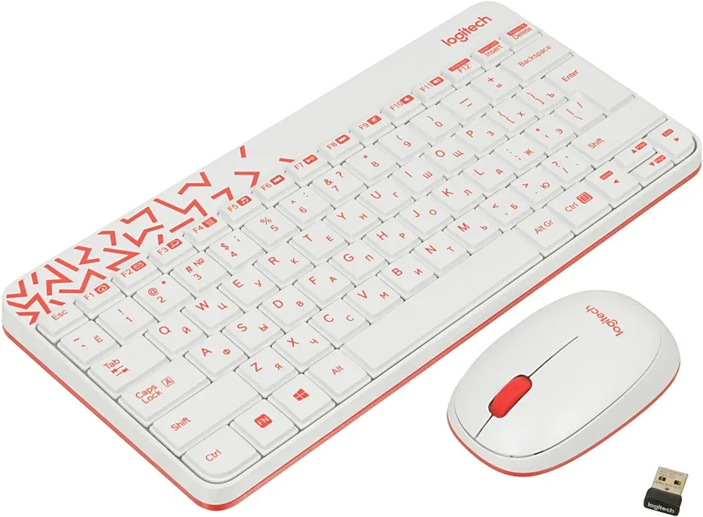 Комплекты клавиатура+мышь LOGITECH MK240 - фото 1