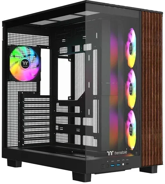 Корпус Thermaltake View 380 XL WS черный без БП ATX 6x120mm 2x140mm 2xUSB3.0 audio bott PSU - фото 3