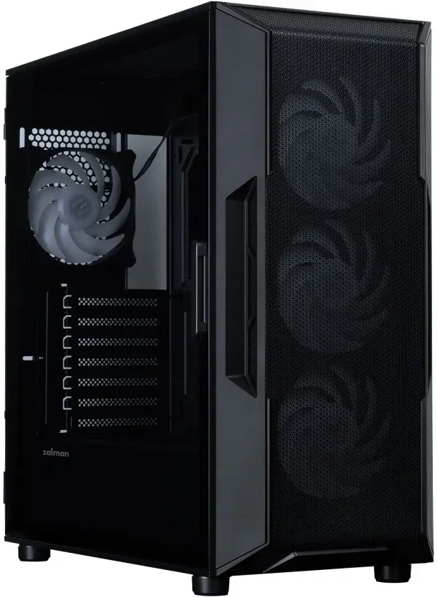 Корпус Zalman i3 Neo V2 черный без БП ATX 7x120mm 5x140mm 1xUSB3.0 audio bott PSU - фото 4