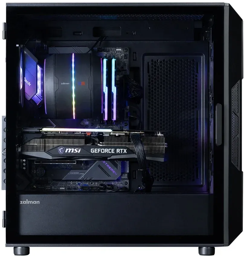 Корпус Zalman i3 Neo V2 черный без БП ATX 7x120mm 5x140mm 1xUSB3.0 audio bott PSU - фото 7