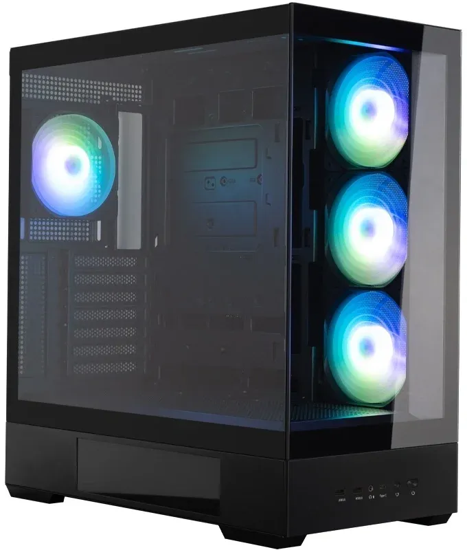 Корпус Zalman P40 DS черный без БП ATX 6x120mm 2x140mm 2xUSB3.0 audio bott PSU - фото 2