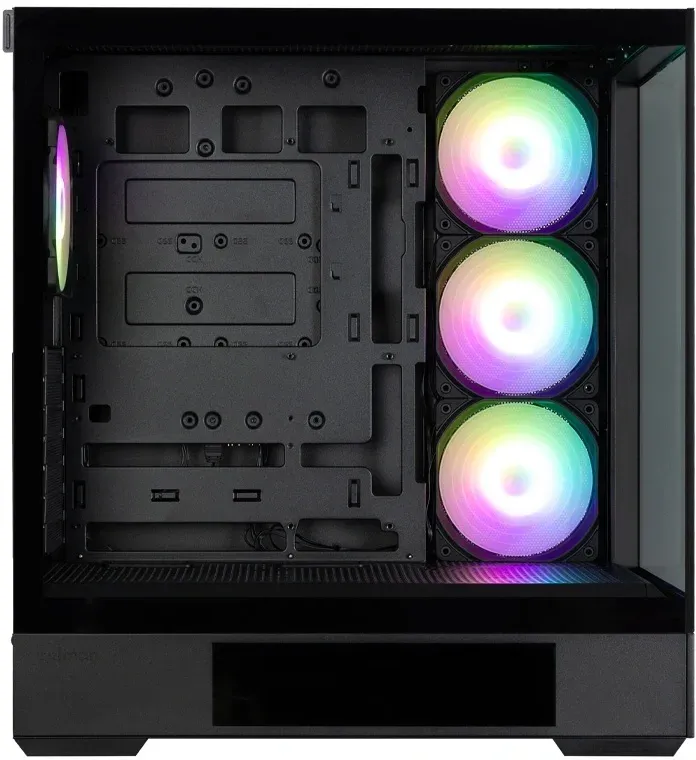 Корпус Zalman P40 DS черный без БП ATX 6x120mm 2x140mm 2xUSB3.0 audio bott PSU - фото 6