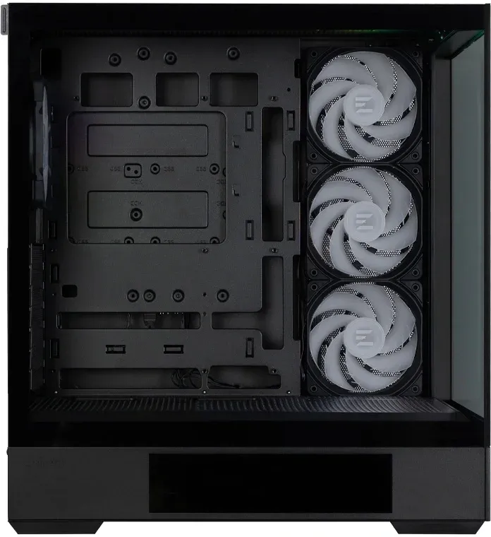 Корпус Zalman P40 DS черный без БП ATX 6x120mm 2x140mm 2xUSB3.0 audio bott PSU - фото 7