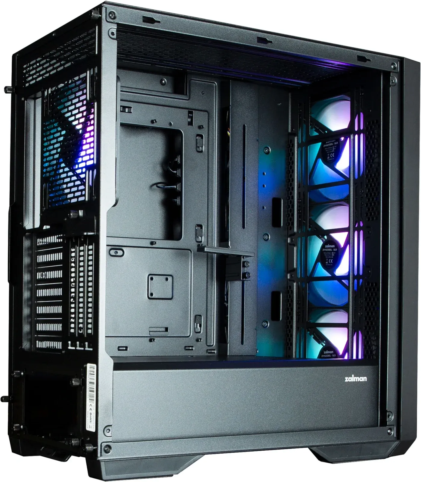 Корпус Zalman Z9 Iceberg MS черный без БП E-ATX 7x120mm 2x140mm 2x200mm 2xUSB2.0 2xUSB3.0 audio bott PSU - фото 2
