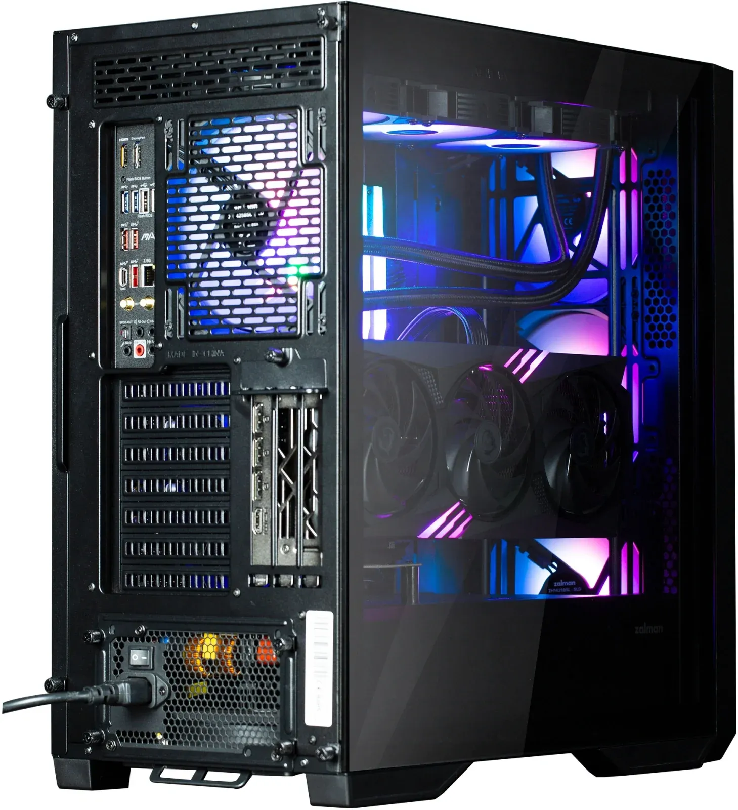 Корпус Zalman Z9 Iceberg MS черный без БП E-ATX 7x120mm 2x140mm 2x200mm 2xUSB2.0 2xUSB3.0 audio bott PSU - фото 4