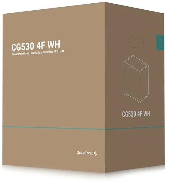 Корпус Deepcool CG530 4F белый без БП ATX 6x120mm 4x140mm 1xUSB3.0 audio bott PSU - фото 7