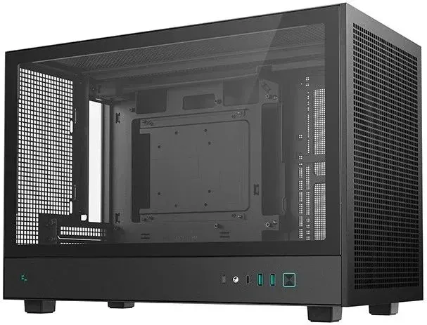 Корпус Deepcool CH260 черный без БП mATX 6x120mm 2x140mm 2xUSB3.0 bott PSU - фото 4
