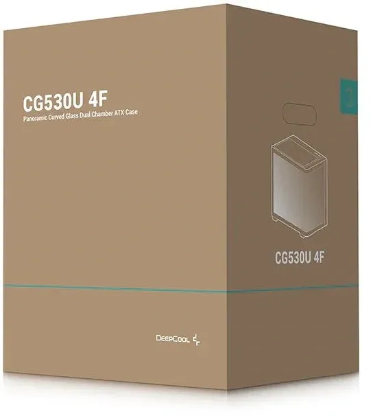 Корпус Deepcool CG530U 4F черный без БП ATX 6x120mm 4x140mm 2xUSB3.0 audio bott PSU - фото 3