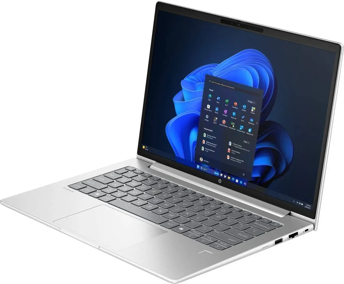 Ноутбук HP ProBook 4 G1ah Ryzen 5 220 16Gb SSD512Gb AMD Radeon 740M 14 IPS WUXGA 1920x1200 Windows 11 Pro silver WiFi BT Cam BY2K7AT - фото 3