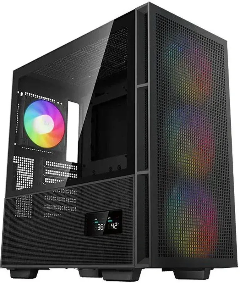 Корпус Deepcool CH560 Digital черный без БП ATX 8x120mm 3x140mm 1xUSB3.0 audio bott PSU - фото 6
