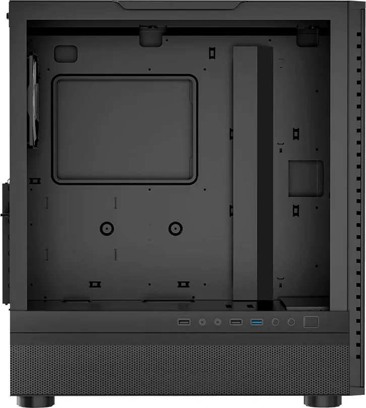 Корпус PcCooler IE200 черный без БП E-ATX 8x120mm 5x140mm 2xUSB2.0 1xUSB3.0 audio bott PSU - фото 2