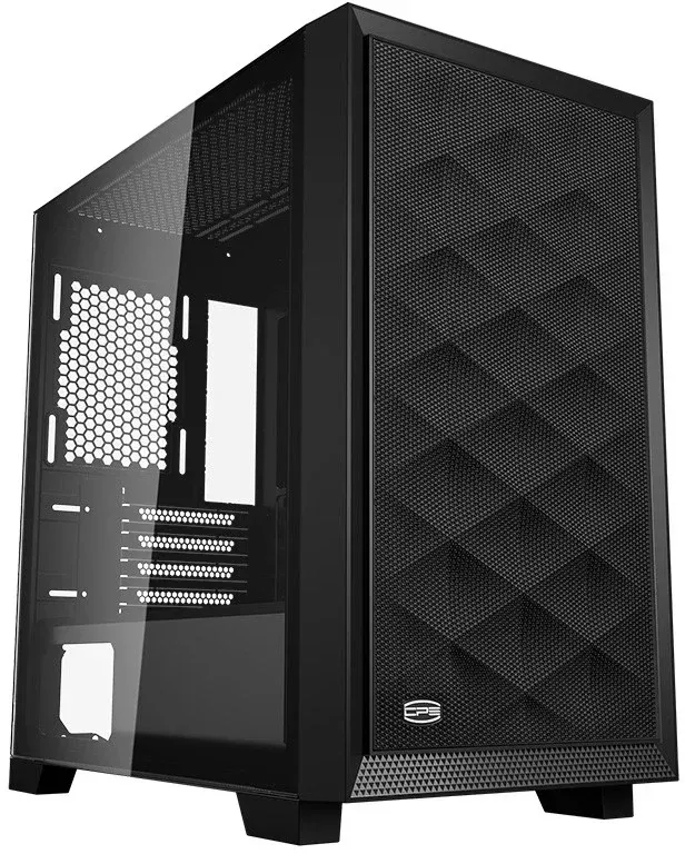 Корпус PcCooler C3D310 черный без БП mATX 8x120mm 4x140mm 2xUSB3.0 audio bott PSU - фото 1