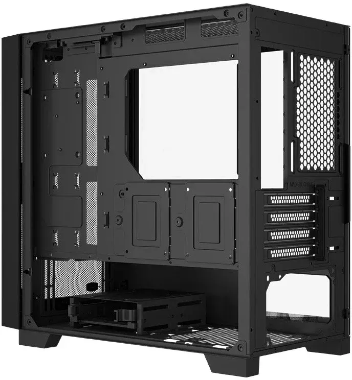 Корпус PcCooler C3D310 черный без БП mATX 8x120mm 4x140mm 2xUSB3.0 audio bott PSU - фото 3