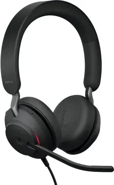 Наушники с микрофоном Jabra Evolve2 40 SE USB-C/A черный 1.5м накладные USB оголовье 24189-999-799 - фото 5