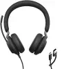 Наушники с микрофоном Jabra Evolve2 40 SE USB-C/A черный 1.5м накладные USB оголовье 24189-999-799 - фото 7