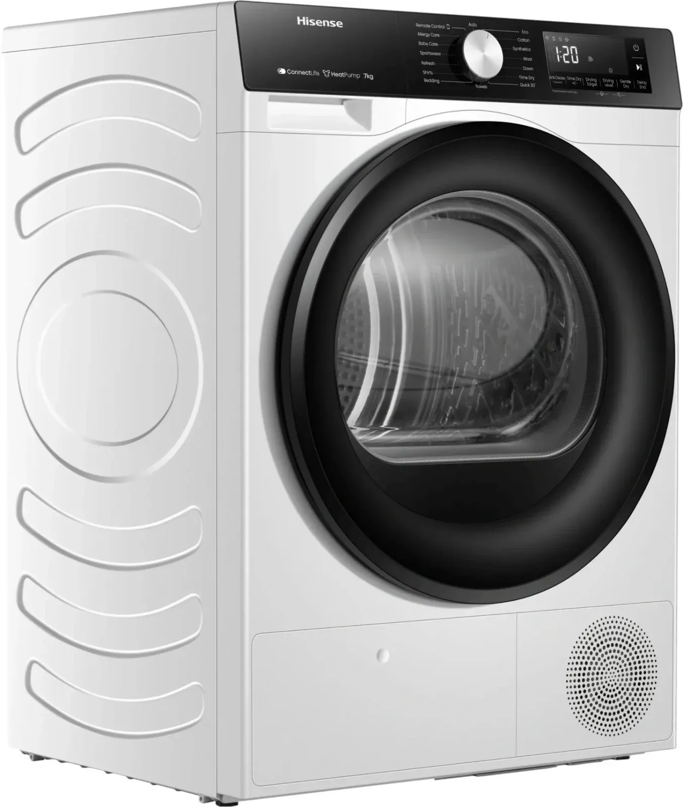 Сушильная машина Hisense DH3S702UWDE пан.англ. кл.энер.:A++ макс.загр.:7кг белый - фото 2