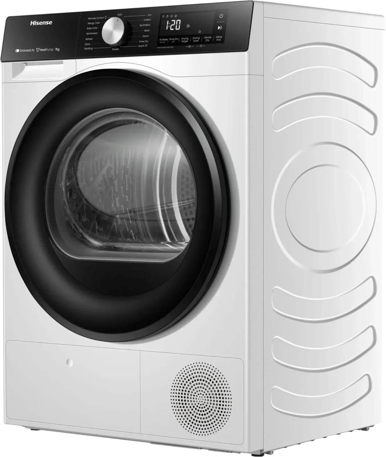 Сушильная машина Hisense DH3S702UWDE пан.англ. кл.энер.:A++ макс.загр.:7кг белый - фото 3
