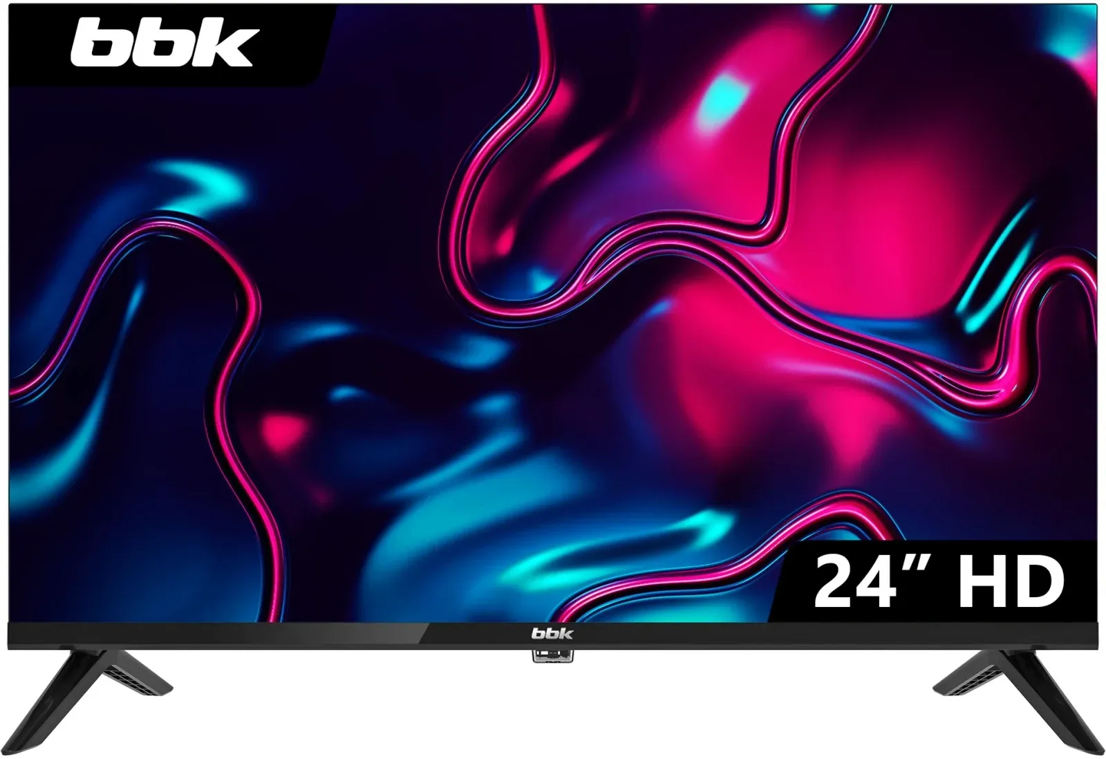 Телевизор LED BBK 24 24LEM-1031/TS2C B Frameless черный HD 60Hz DVB-T2 DVB-C DVB-S2 USB RUS - фото 1