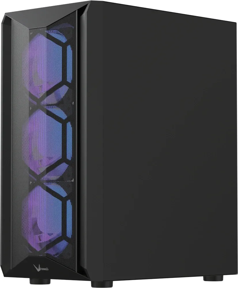 Корпус Formula Air Power G1 Plus черный без БП ATX 5x140mm 1xUSB2.0 1xUSB3.0 audio bott PSU - фото 4