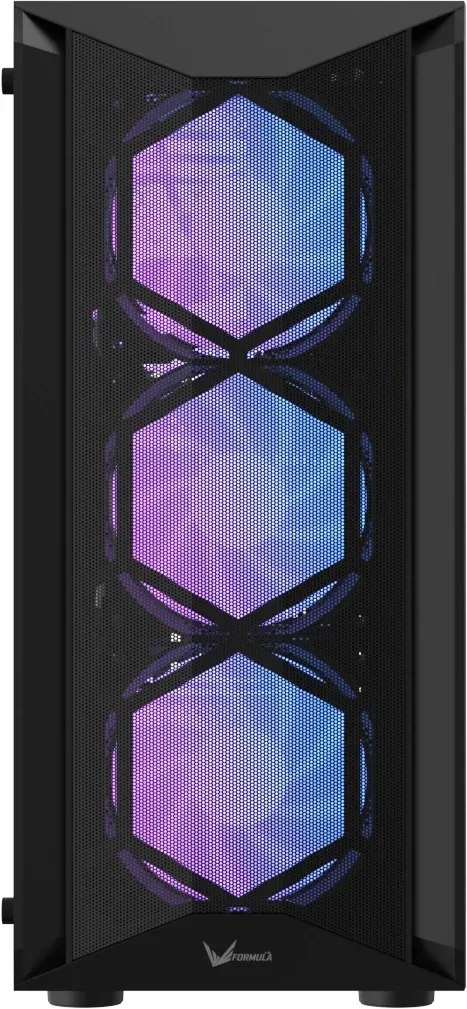 Корпус Formula Air Power G1 Plus черный без БП ATX 5x140mm 1xUSB2.0 1xUSB3.0 audio bott PSU - фото 5