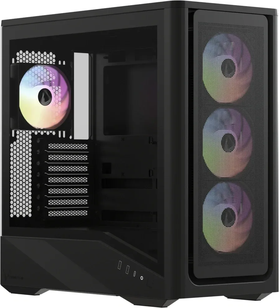 Корпус Formula Air Power G9 Duo PA черный без БП E-ATX 8x120mm 2x140mm 2xUSB3.0 audio bott PSU - фото 4