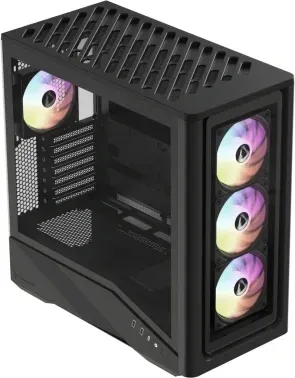 Корпус Formula Air Power G9 Duo PA черный без БП E-ATX 8x120mm 2x140mm 2xUSB3.0 audio bott PSU - фото 7