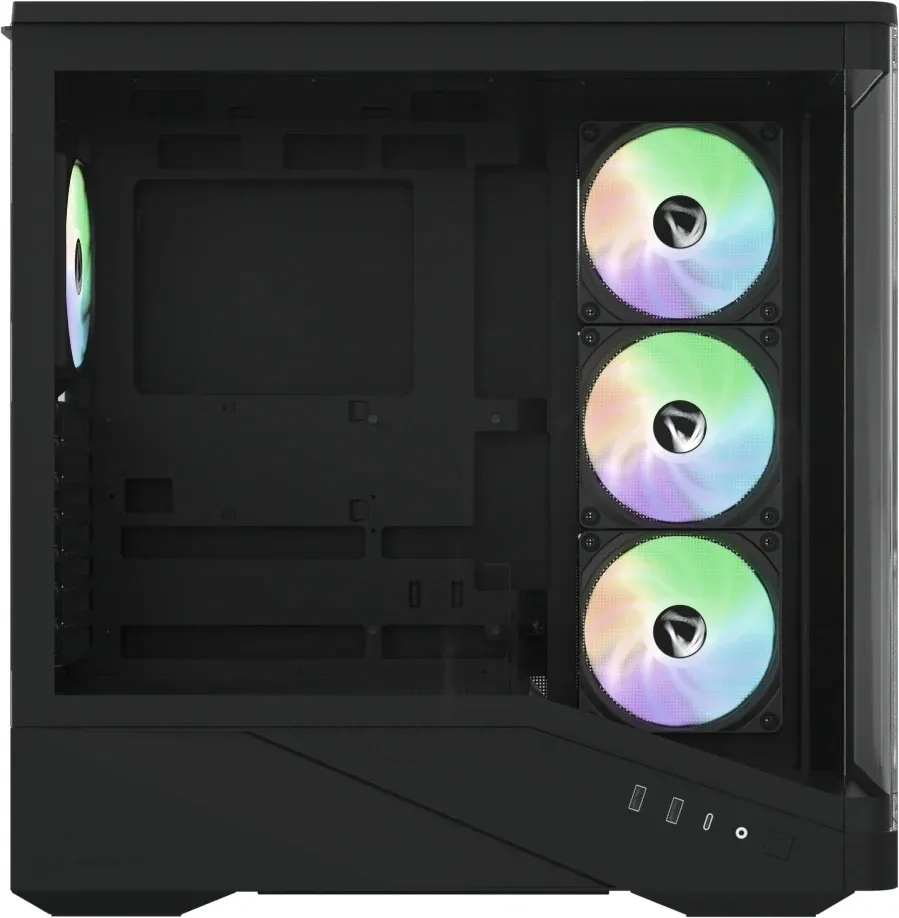 Корпус Formula Crystal U9 PA черный без БП E-ATX 5x120mm 3x140mm 2xUSB3.0 audio bott PSU - фото 3