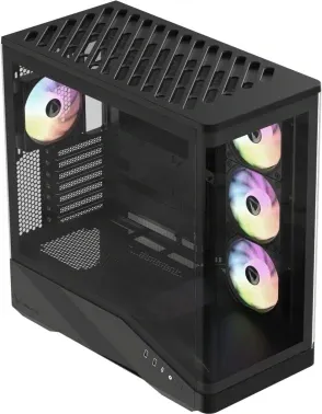 Корпус Formula Crystal U9 PA черный без БП E-ATX 5x120mm 3x140mm 2xUSB3.0 audio bott PSU - фото 4