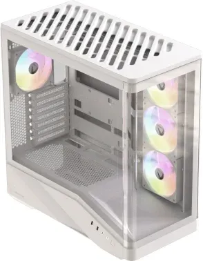 Корпус Formula Crystal U9 PA белый без БП E-ATX 5x120mm 3x140mm 2xUSB3.0 audio bott PSU - фото 5