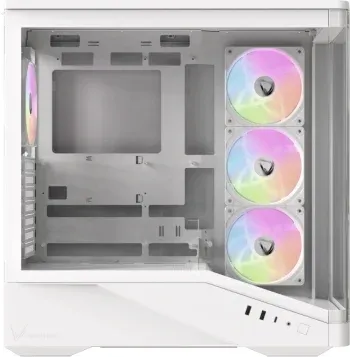 Корпус Formula Crystal U9 PA белый без БП E-ATX 5x120mm 3x140mm 2xUSB3.0 audio bott PSU - фото 6