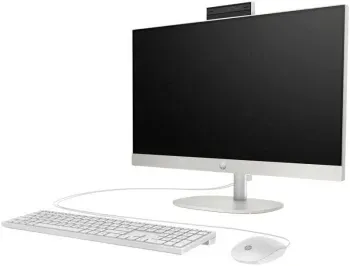 Моноблок HP 24-cr0077ci 23.8 Full HD i7 1355U 1.7 16Gb SSD512Gb Iris Xe без ОС GbitEth WiFi BT 90W клавиатура мышь Cam белый 1920x1080 - фото 5