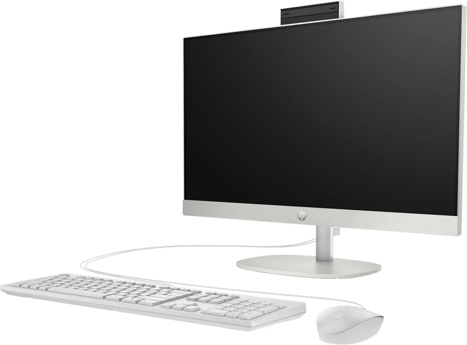 Моноблок HP ProOne 240 G10 23.8 Full HD i7 1355U 1.7 16Gb SSD512Gb UHDG FreeDOS GbitEth WiFi BT 90W клавиатура мышь Cam белый 1920x1080 - фото 2