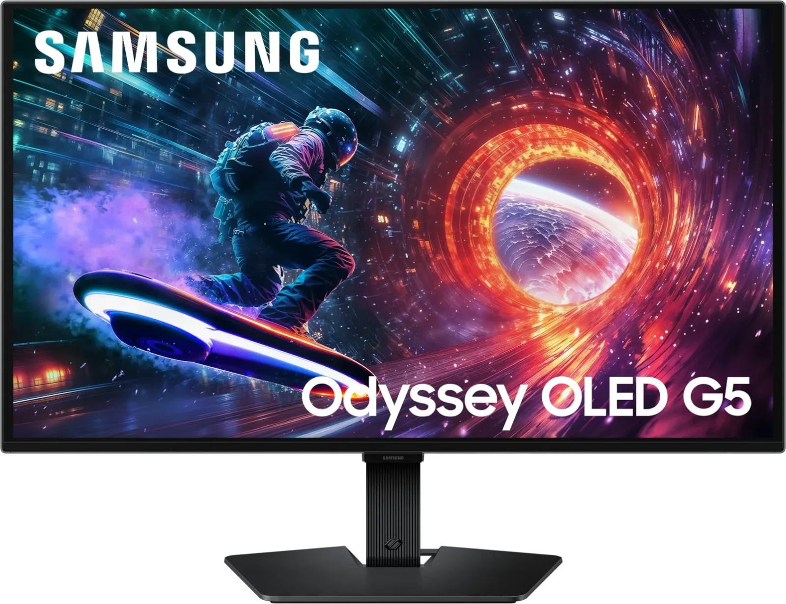 Монитор Samsung 27 Odyssey OLED G5 S27FG502SIXCI черный OLED LED 16:9 HDMI матовая 1000000:1 200cd 178гр/178гр 2560x1440 180Hz G-Sync FreeSync DP Quad HD 2K 1440p 3.3кг - фото 1