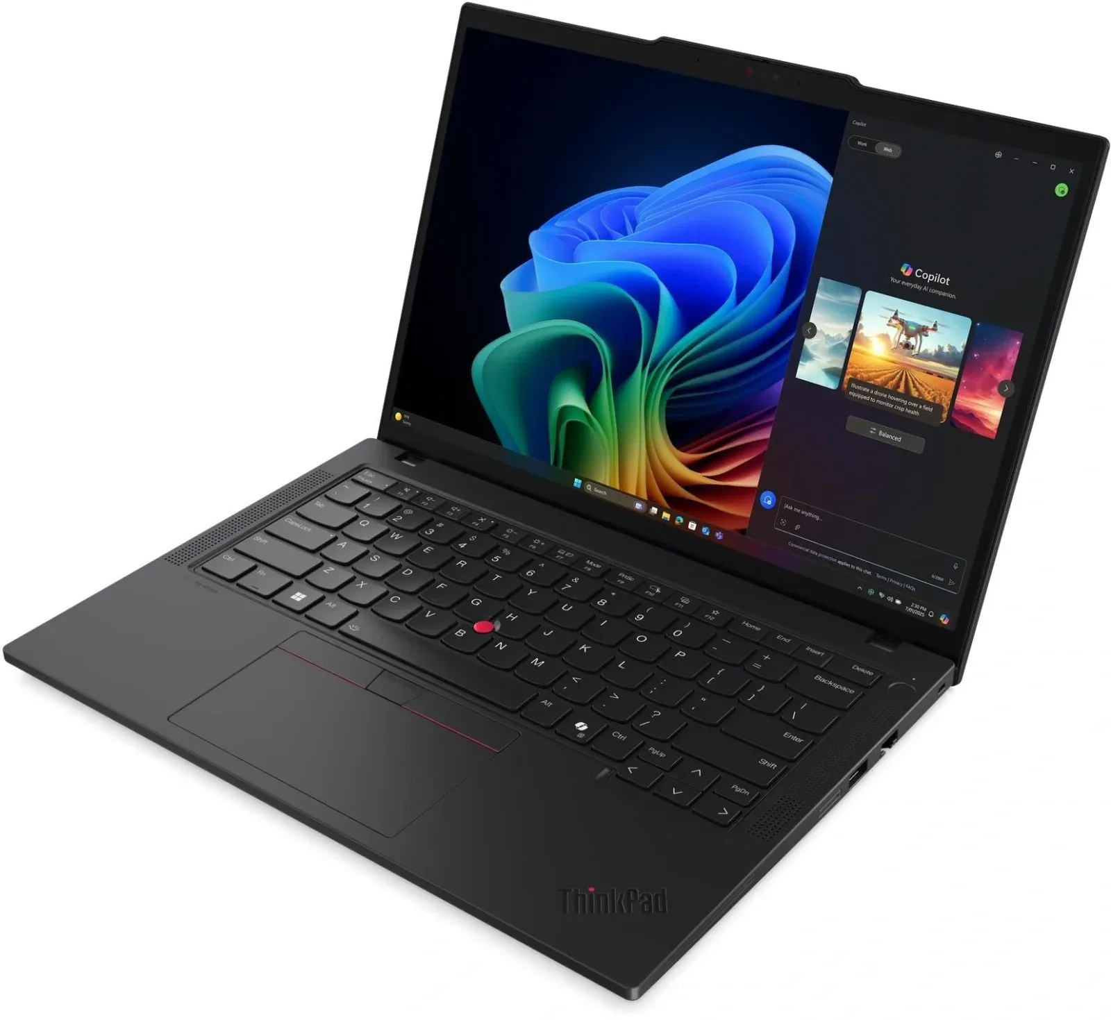 Ноутбук Lenovo ThinkPad T14 G6 Core Ultra 7 255U 32Gb SSD1Tb Intel Graphics 14 IPS WUXGA 1920x1200 без ОС black WiFi BT Cam 21QC006HFW - фото 4
