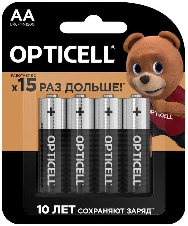 Батарейки Элементы питания OPTICELL LR6 - фото 1