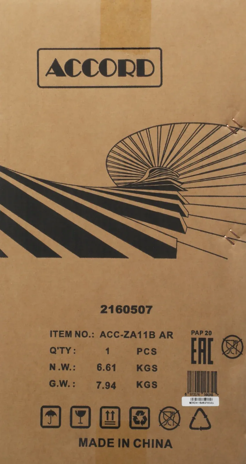 Корпус Accord ACC-ZA11B AR черный без БП ATX 3x120mm 1xUSB2.0 2xUSB3.0 audio bott PSU - фото 2
