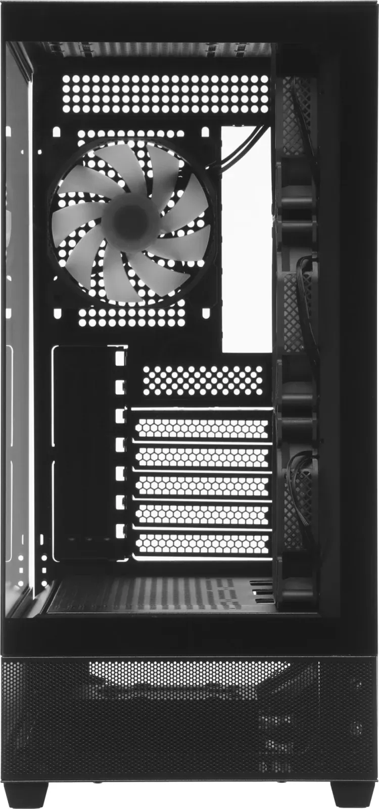 Корпус Accord ACC-ZA11B AR черный без БП ATX 3x120mm 1xUSB2.0 2xUSB3.0 audio bott PSU - фото 3