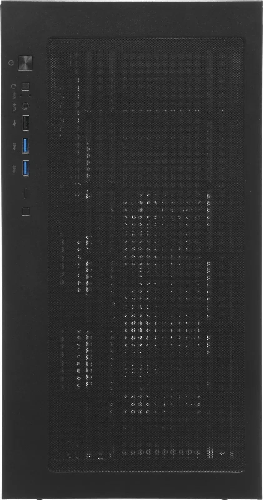 Корпус Accord ACC-ZA11B AR черный без БП ATX 3x120mm 1xUSB2.0 2xUSB3.0 audio bott PSU - фото 6