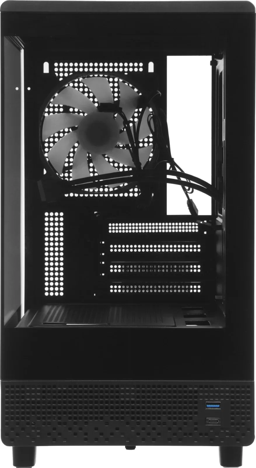 Корпус Accord ACC-ZM3B черный без БП mATX 4x120mm 2x140mm 2xUSB2.0 1xUSB3.0 audio bott PSU - фото 3