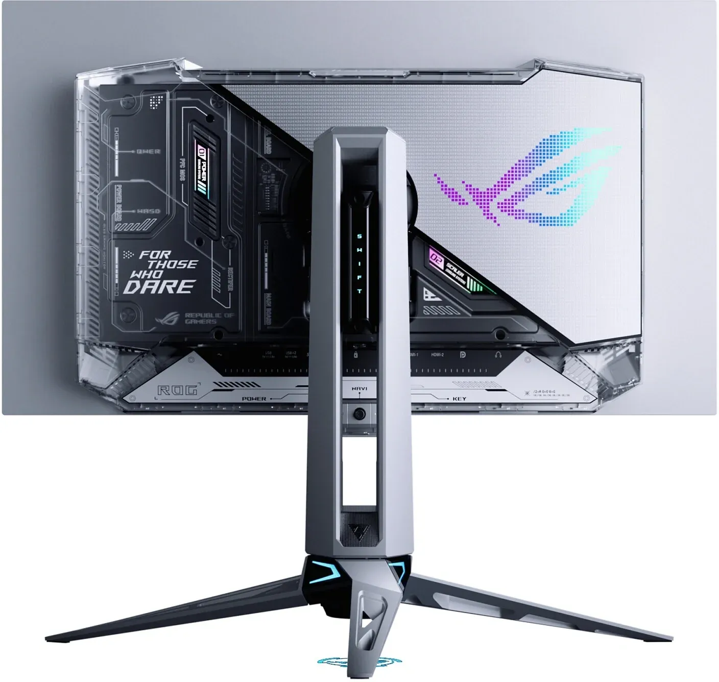 Монитор Asus 26.5 ROG Swift PG27AQWP-W светло-серый OLED LED 16:9 HDMI матовая HAS Piv 1500cd 178гр/178гр 2560x1440 540Hz DP 2K USB 7.04кг - фото 5