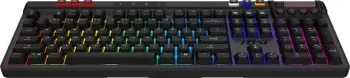 Клавиатура MSI STRIKE Pro W Silent механическая серый/черный USB беспроводная BT/Radio Multimedia for gamer LED подставка для запястий S11-43RU210-CLA кабель 2м - фото 7