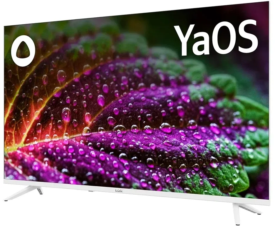 Телевизор LED BBK 43 43LEX-8241/UTS2C W Яндекс.ТВ белый 4K Ultra HD 60Hz DVB-T2 DVB-C DVB-S2 USB WiFi Smart TV RUS - фото 2