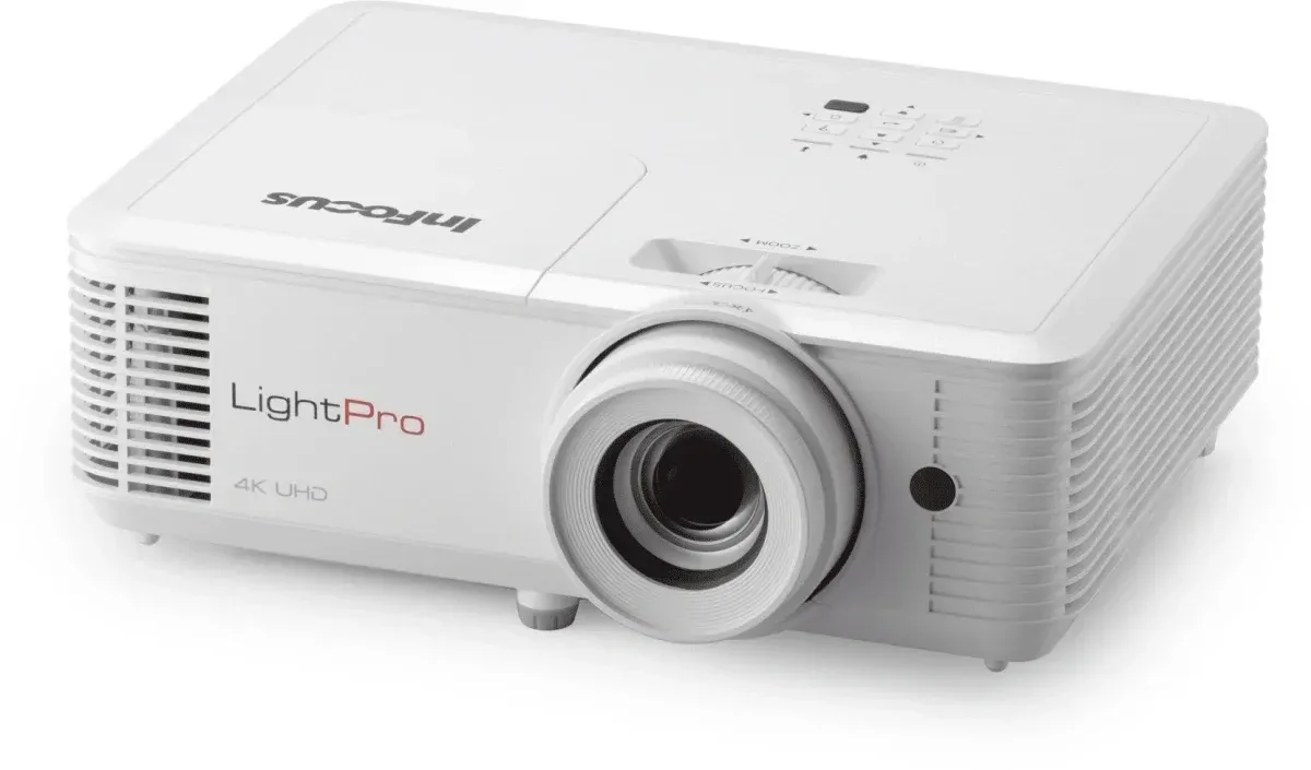 Проектор Infocus IN0061SL DLP 4000Lm LS 4000Lm ANSI 3840x2160 1000000:1 ресурс лампы:5000часов 1xUSB typeA 2xHDMI 3.2кг, белый - фото 2