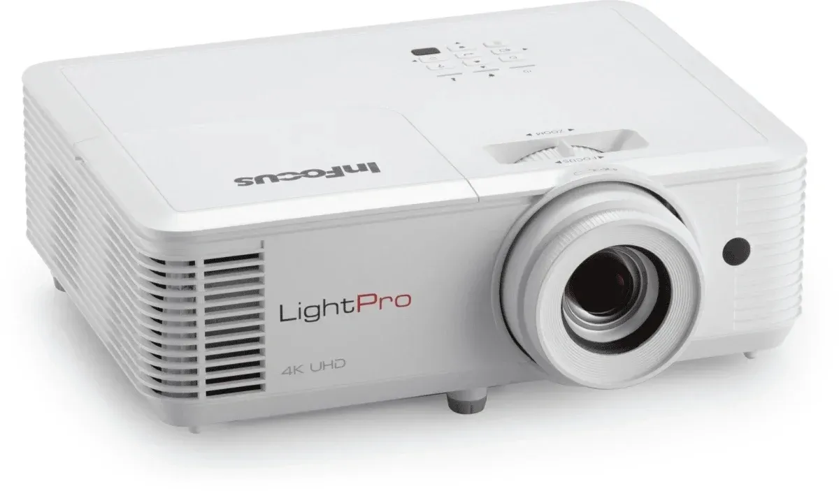 Проектор Infocus IN0061SL DLP 4000Lm LS 4000Lm ANSI 3840x2160 1000000:1 ресурс лампы:5000часов 1xUSB typeA 2xHDMI 3.2кг, белый - фото 3