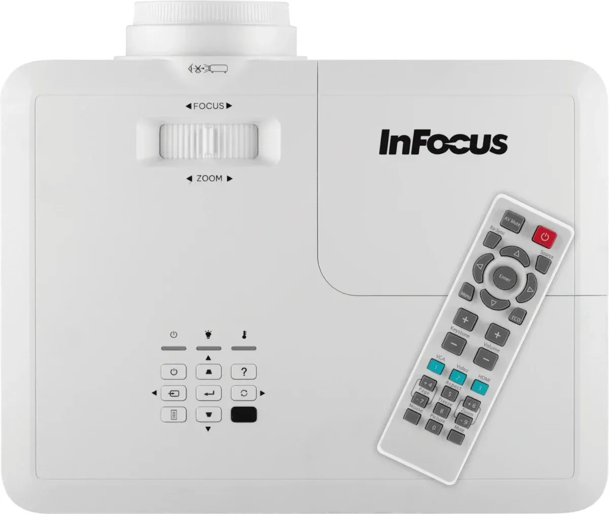 Проектор Infocus IN0061SL DLP 4000Lm LS 4000Lm ANSI 3840x2160 1000000:1 ресурс лампы:5000часов 1xUSB typeA 2xHDMI 3.2кг, белый - фото 7