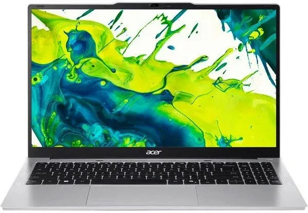 Ноутбук Acer Aspire Lite AL15-44P-R01T Ryzen 5 7430U 16Gb SSD512Gb AMD Radeon Graphics 15.6 IPS FHD 1920x1080 без ОС silver WiFi BT Cam 5100mAh NX.DJZEX.001 - фото 1