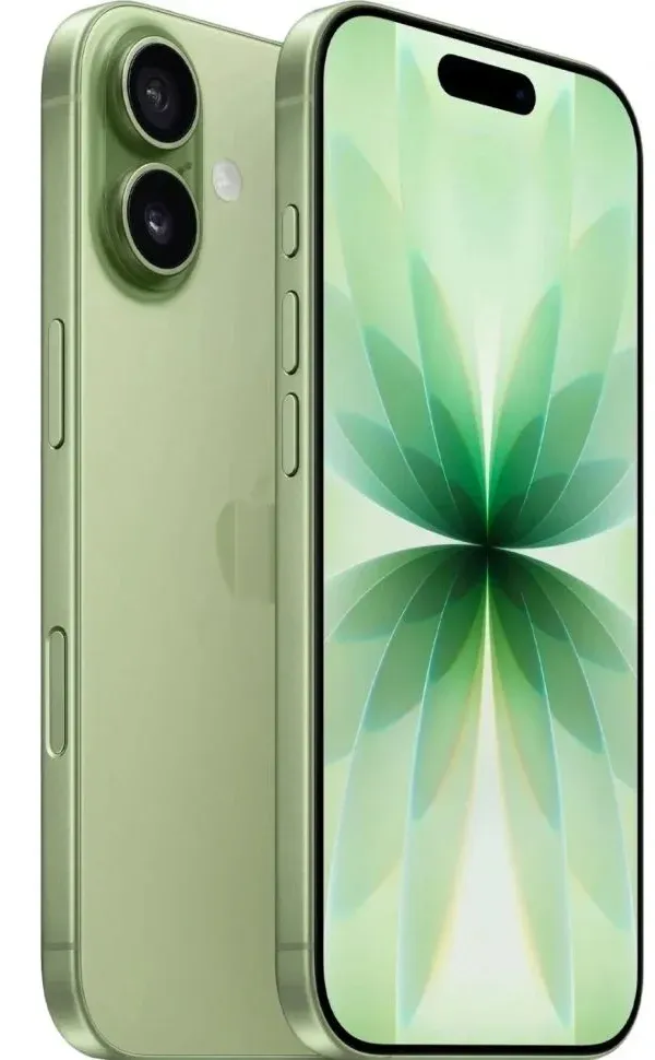 Смартфон Apple A3520 iPhone 17 512Gb зеленый моноблок 3G 4G 1Sim 6.3 1206x2622 iOS 26 48Mpix 802.11 a/b/g/n/ac/ax/be NFC GPS Protect - фото 7