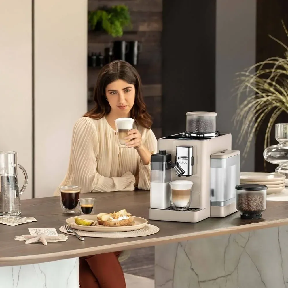 Кофемашина Delonghi EXAM440.55.BG 1450Вт бежевый - фото 4