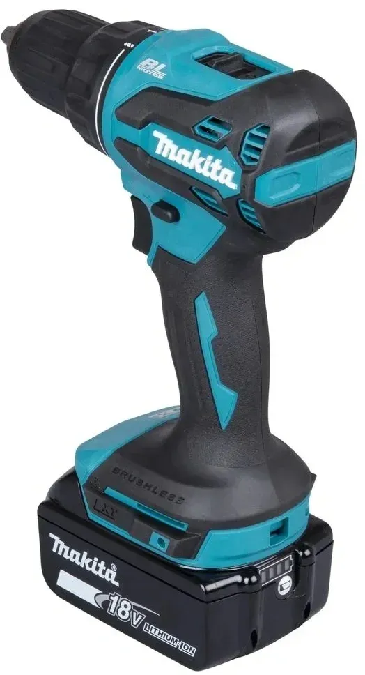 Дрель-шуруповерт Makita DDF490SF1J аккум. патрон:быстрозажимной кейс в комплекте - фото 7