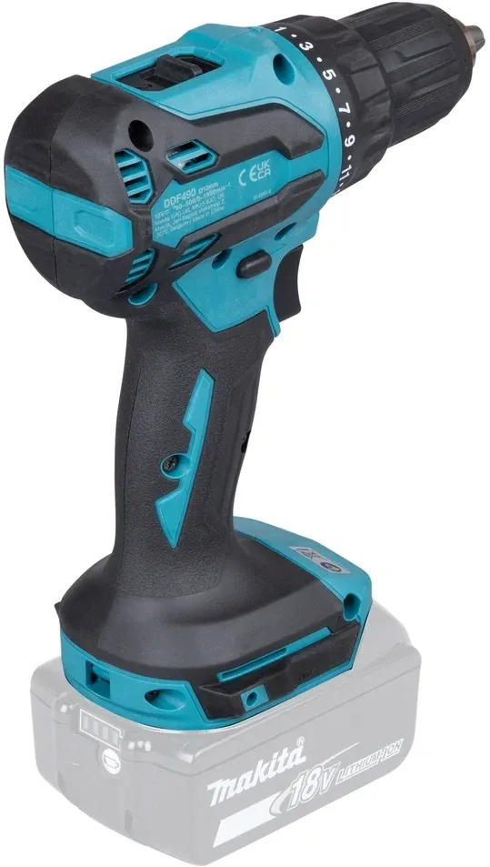 Дрель-шуруповерт Makita DDF490Z аккум. патрон:быстрозажимной - фото 5